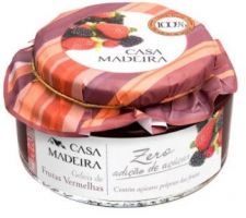 Geléia Casa Madeira Sugar Free Frutas Vermelhas 220g 