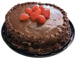 Torta Chocolate Morango 2KG Valleju 