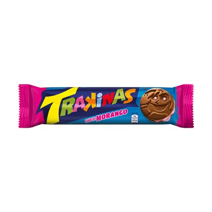 Biscoito Trakinas  126g Morango