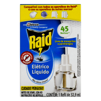Inseticida Eletrico Liquido 45 Noites Refil Raid  