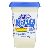 Requeijão Macuco Cremoso Light 200g 
