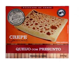 Crepe  Gourmet Nucrepe 250g Queijo e Presunto