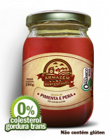 Geléia Orgânica Pimenta Pêra  Armazém Sustentável 280g 