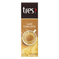 Capsula Cafe Com Leite 3 Corações 90g 