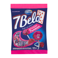 Pirulito 7 Belo  120g Framboesa