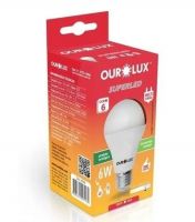Lâmpada Superled Ouro Bivolt 6 WTS Ourolux  