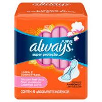 Absorvente Always Suave Com Abas 8un 