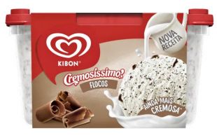 Sorvete Cremosíssimo Kibon  1500ml Flocos