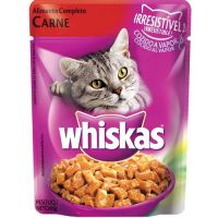 Raçao Whiskas Sache 85g Adulto Carne