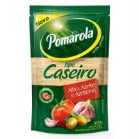Molho Alho Azeite Azeitona  Pomarola  Sachê 300g 