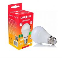 Lâmpada Superled Ouro Bivolt 9 WTS Ourolux  