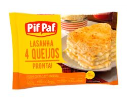 Lasanha Pif Paf  4 Queijos  600g 