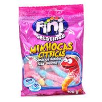 Goma Fini Minhocas Cítricas  90g 