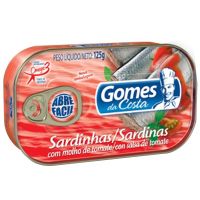 Sardinha Gomes da Costa 125g Molho de Tomate