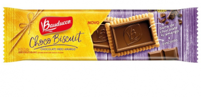 Biscoito ChocoBiscuit  Bauducco 80g Meio Amargo