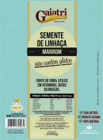 Semente Linhaça Marrom Gaiatri 200g 