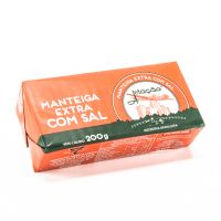 Manteiga Tablete Com Sal Aviação  Tablete 200g 