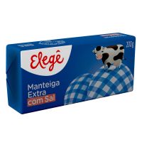 Manteiga Elegê Com Sal Tablete 200g 