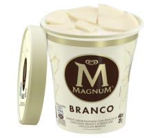 Sorvete Magnun 440ml Branco