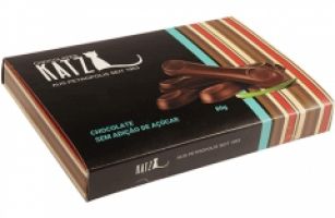Língua Gato Sem Adição Açúcar   KATZ 80g 