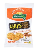 Biscoito Chips Arroz Sem Glúten Kodilar 70g Mostarda e Mel