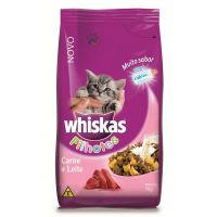 Ração Whiskas Filhotes  900g Carne & Leite