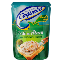 Patê Atum  Coqueiro Sachê 170g Azeitona 