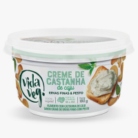 Creme Castanha Caju Ervas Finas Pesto  Vida Veg 180g 