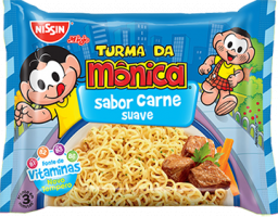 Lamen Nissin  80g Turma Mônica Carne Suave
