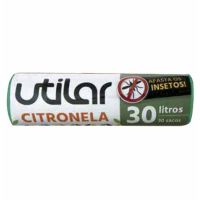 Saco Lixo Citronela 30 L Utilar 