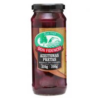 Azeitonas Pretas Com Caroço Don Fidencio 200g 