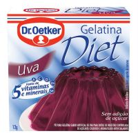 Gelatina Dr.Oetker Diet 12g Uva