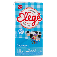 Leite UHT Elegê  1lt Desnatado