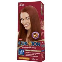 Tinta Cor&Ton Coloração Creme Vermelhos  7.66 Vermelho Intenso 