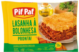 Lasanha Pif Paf 600g Bolonhesa