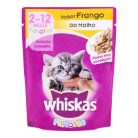 Raçao Whiskas Sache 85g Junio Frango