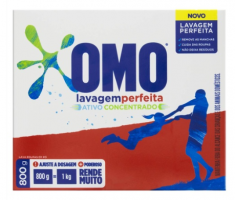 Sabão Em Pó Lavagem Perfeita Omo 800g 
