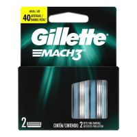 Carga Gillette Mach 3 2un 