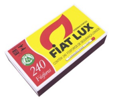 Fósforos Casa Fiat Lux   