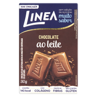 Chocolate Zero Açúcar Linea 30g Chocolate ao Leite