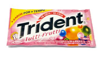 Chiclete Trident 8g Tutti Frutti
