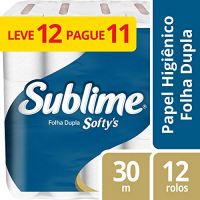 Papel Higiênico 12X30 MTS Sublime   
