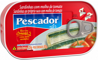 Sardinha Pescador 125g Molho Tomate