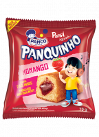 Bolo Recheado Panquinho Panco 70g Morango