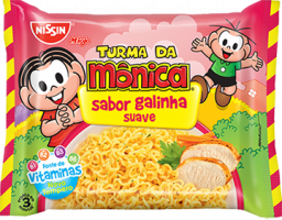Lamen Nissin  80g Turma Mônica Galinha Suave