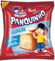 Bolo Recheado Panquinho Panco 70g Baunilha 