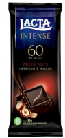 Chocolate Barra Intense Lacta 90g Nuts 60%