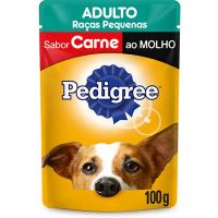 Ração Pedigree SH  100g Adulto Raças Pequenas Carne ao Molho
