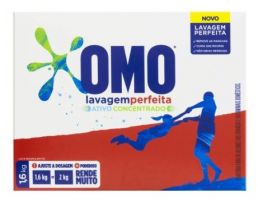 Sabão Em Pó Lavagem Perfeita Omo 1600g 