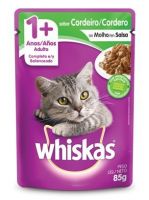Raçao Whiskas Sache 85g Adulto Cordeiro